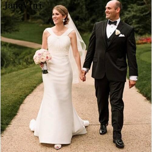JaneVini Satin Wedding Dresses
