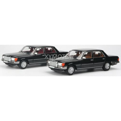 1/18 NOREV For BENZ 450 SEL 6.9 W116 1976 Diecast Model Car Toys Gifts Black/Silver Collection Ornaments Display Metal Plastic