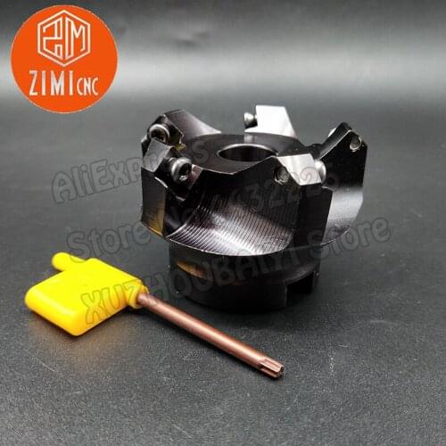 MFPN-SE12-63-22-5T Face milling cutter Head For SE**1204 Tungsten Carbide Milling Inserts Indexable Head Lathe Metal Lathe Tools