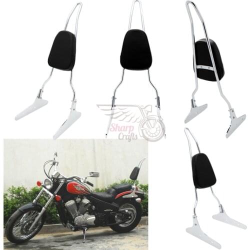 Motorcycle Chrome Passenger Backrest Sissy Bar For Honda Shadow VLX 400 Steed 400 VLX400 1991-1998