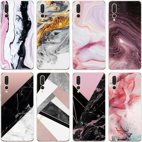 Marble Grain Cover Soft Silicone TPU Phone Case For Huawei P9 P10 P20 PLUS P20 P30 PRO P9 P10 P20 P30 lite