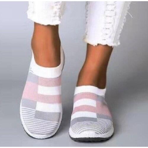 New Women Casual Shoes Damping Couple Sock Shoes Women Fashion Unisex Breathable Walking Footwear