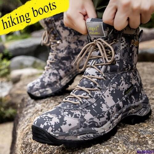 Outdoor Tactical Sport Mens Shoes For Camping Climbing Men Hiking Boots Mountain Non-slip Waterproof Ultra-light Shoes