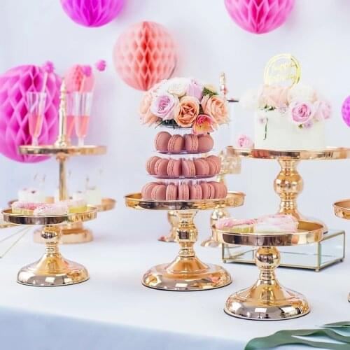 Wedding cake trays cake stand party home birthday cake metal snack tray dessert table Afternoon tea backdrop stand decoration