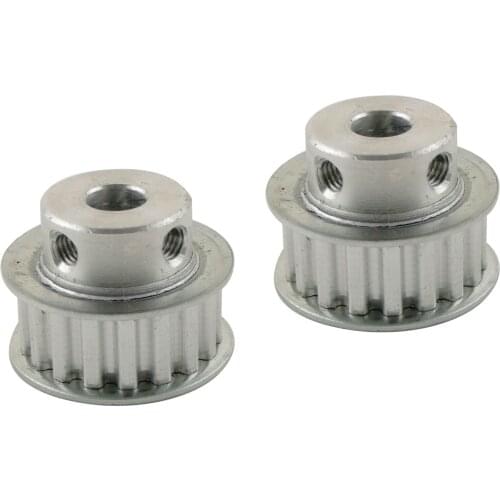 2pcs XL-14T Timing Pulley 5/6/6.35/7/8/10mm Bore Dia. 11mm Belt Width Gear Pulley 14Teeth Aluminum Alloy Synchronous Belt Pulley