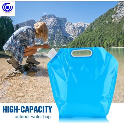 5L/10L Foldable Portable Water Bottle Kettle PE Tasteless Safety Car Drinking Carrier Container Outdoor Camping Hiking Picnic