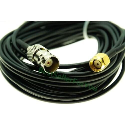Extension RG174 Cable RPSMA Male To Connector BNC Female Coaxial Connector RG174 Antenna Wifi