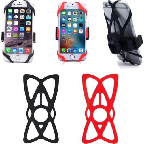 Universal Silicone Bike Phone Holder Support Strap Band for MBT Mountain Bicycle Phone Holder Mount Cellphone Stand Bracket