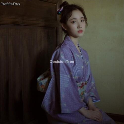 2021 asian japanese kimono dress for women crane traditional ethnic dress yukata streetwear vintage daily geisha kimono robe