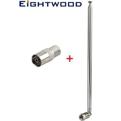 DAB FM Radio Antenna AV Receiver Unbal F Telescopic Aerial F to TV Adapter 2 kit for Yamaha Denon Teac Pioneer Onkyo Marantz