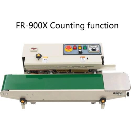 FR900X plastic bag aluminum foil bag kraft paper bag warm baby warm paste tea food automatic belt machine