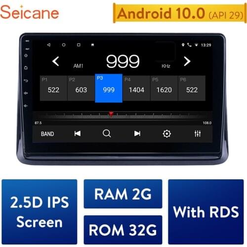 Seicane Android 10.0 2GB RAM 32GB ROM Car Multimedia Player for 2014 Toyota Noah ESQUIRE/VOXY Support Rearview camera DVR TPMS
