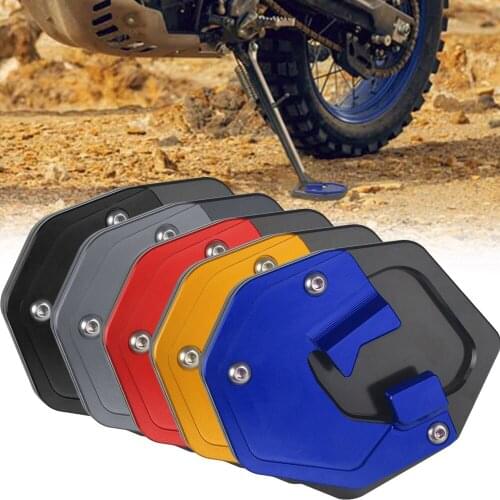 For YAMAHA TENERE 700/XTZ 700 XTZ690 TENERE T7 2019 2020 2021 Motorcycle Side Stand Foot Extension Enlarger Plate Pad Support