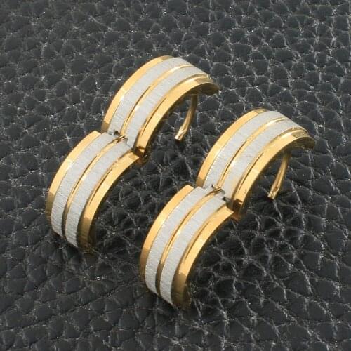 Fashion Stainless Steel Jewelry Simple Hoop Earrings Personality For Woman Bijoux Femmes Joyas Mujer Store ERYZ022