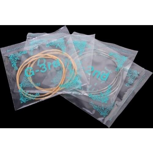 Set Of 8 Strings Suitable For Mandolin Quality Brass And Hexangular Steel