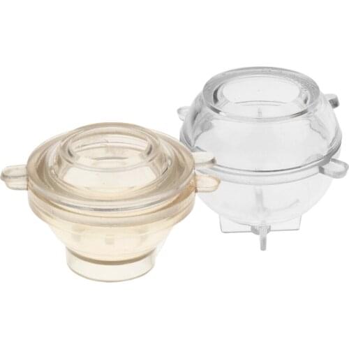 2pcs 4cm 2.5cm Round Sphere Ball Shape Candle Making Mould Soap Mold for DIY