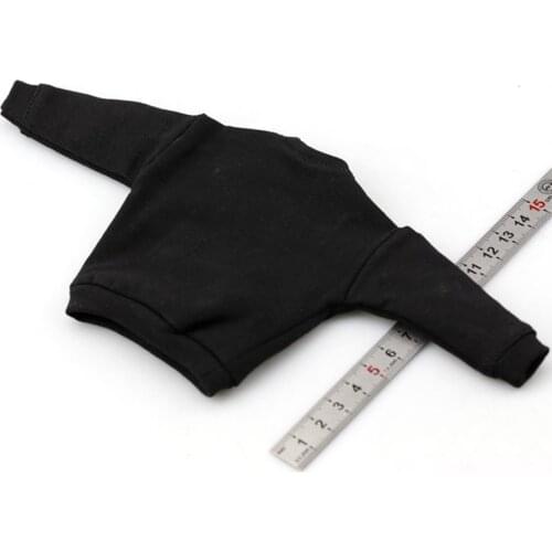 Spot 1/6 trend figure clothes capless hooded sweater 7 colors optional for 12 inch action figure accessories