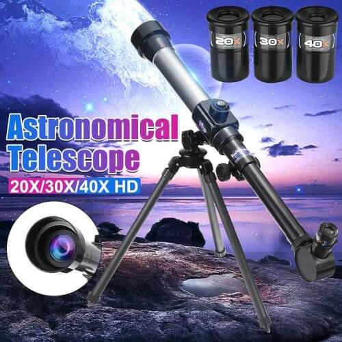 Students Experimental Astronomical Monocular Telescope Science Education Cognitive Toy Camping with Tripod Hiking Monocular