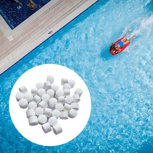 50/150Pcs Pool Cleaning Effervescent Chlorine Tablets Cage Disinfectant Swimming Pool Clarifier Multifunctional Cleaning Tool
