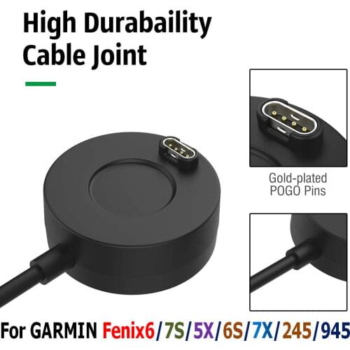 For Garmin Fenix 5S/5/5X/6/6X/6S Watch usb Charging Fast Data Cradle Dock Cable For Garmin vivoactive 4 3 forerunner945 Charger