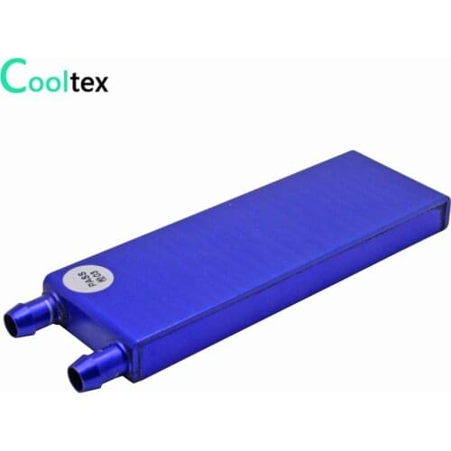 120x41x12mm Aluminium water cooled block cooling cooler for Electronic industrial heat dissipation