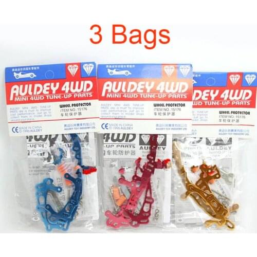 3 Bags Wheel Protector 15176 For MINI 4WD Car Model Power-up Parts