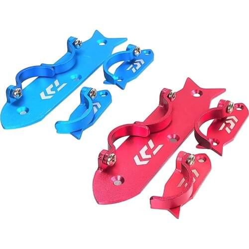 DAIWA Fishing Box Side Hanging Portable Aluminum Alloy Fish Rod Holder Bracket Fishing Accessories Pesca Tackle
