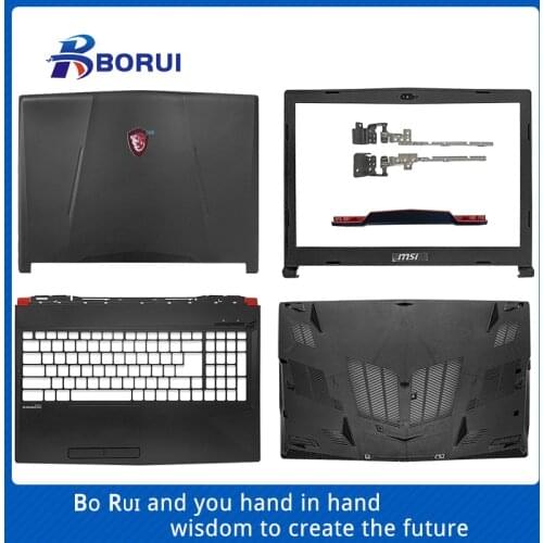 Laptop Cover Case for MSI GL63 MS-16P4 MS-16P6 New LCD Back Cover/Front Bezel/Palmrest/Bottom Case/Hinge Top Rear Lid Case Cover