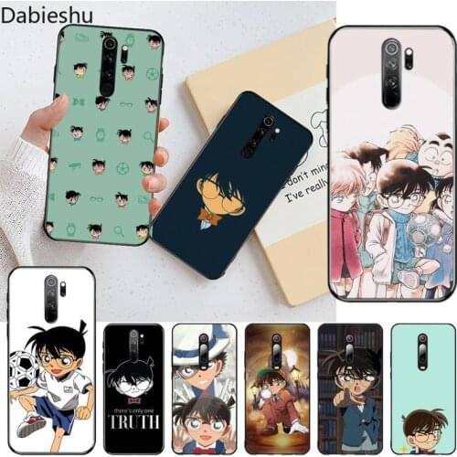 Anime Detective Conan Shell Phone Case for Redmi Note 9 8 8T 8A 7 6 6A Go Pro Max Redmi 9 K20 K30 Pro