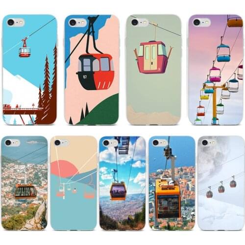 XSPING Ski lift Phone Case For iPhone 12 Mini 11 Pro XS Max X XR 7 8 Plus