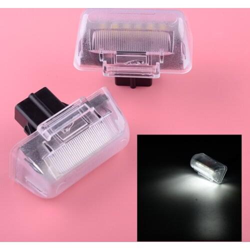 CITALL 86VB13550AH 86VB13550AJ 86VB13550AK 2Pcs License Number Plate Light Lamp Fit For Ford Transit Bus Box Van Connect Tourneo