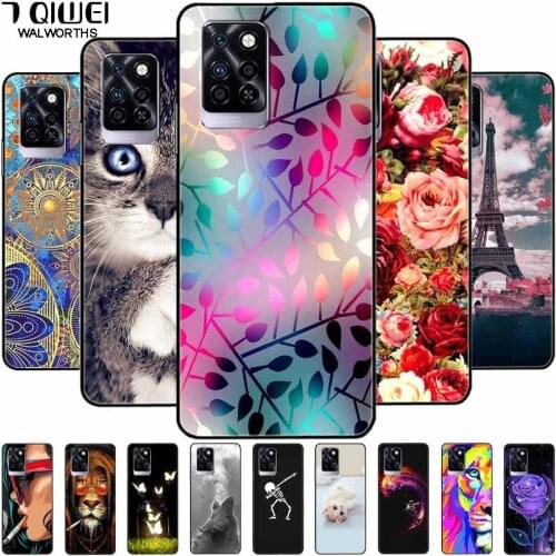 For Infinix Note 10 Pro NFC Case Phone Cover Soft Silicone TPU Back Cases for Infinix Note 10 Pro Funda Note10 Black Bumper 6.95
