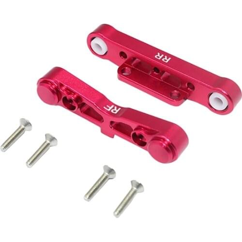 Racing Aluminum Rear Lower Suspension Mount for Arrma Kraton/SENTON/TYPHON/TALION 6S RC Car Parts,Red
