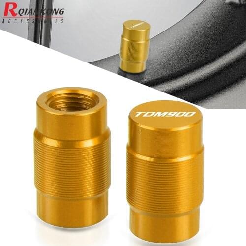 Motorcycle Air Port Cover For Yamaha TDM900 TDM 900 2002-2014 Tire Rim Valve Wheel Stem Caps Dustproof Covers tdm900 2013 2012