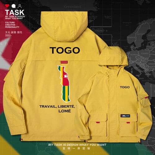 Togo Togolese Togolaise TG TGO men jacket hooded map nation flag jackets chaquetas hombre streetwear top mens clothes autumn