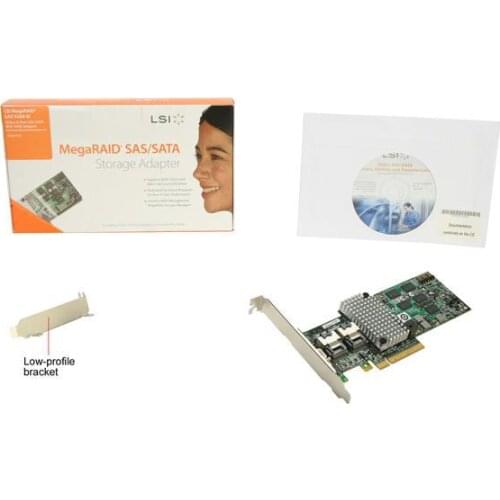 New LSI MegaRAID 9260-8i 8-port PCI-E 6Gb/s SATA/SAS RAID Controller Card