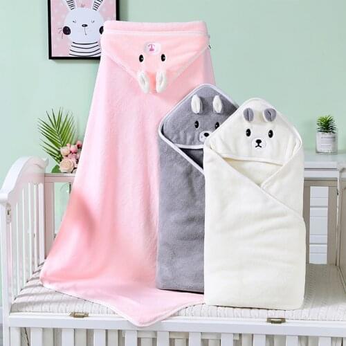 Newborn Hooded Baby Towel Premium Ultra Soft Sleeping Bags Unique Animal Design Bathrobe Perfect For Infant Boy And Girls
