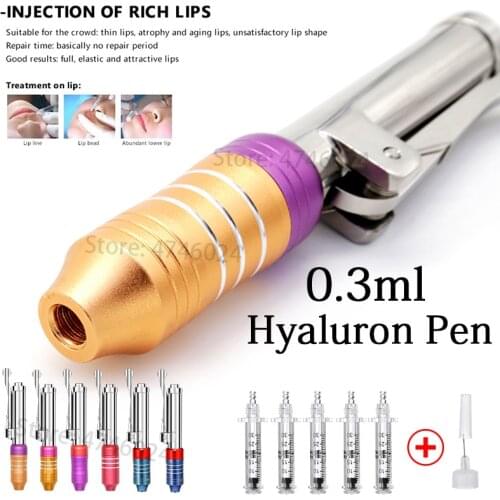 High Pressure Hyaluronic Acid Pen For Anti Wrinkle Lifting Filling Lip Hyaluron Gun Atomizer hyaluronique Pen Injection Machine