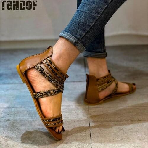 Fashion Slippers Womens Sandals Serpentine Summer Zipper Beach Open Toe Breathable Sandals Shoes Outdoor Starp Sandalias