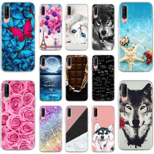 Silicon Phone Case For Wiko View 4 Lite Cases Soft TPU Animal Floral Protective Fundas Wiko View4 Lite 6.52 inch Covers Bumper