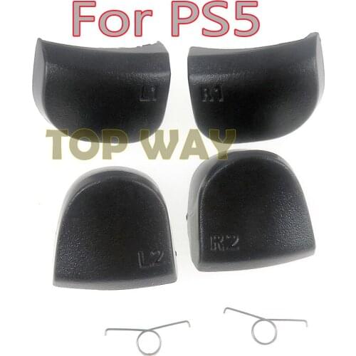 100sets For DualSense 5 PS5 buttons Controller Replacement FOR PS5 L1 R1 L2 R2 spring button Full Set Buttons Repair Kits
