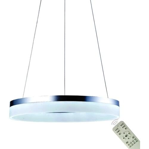 Modern Dimmable LED Pendant Light for Kitchen White Acrylic Pendant Lamp for Coffee House Suspension Hanging Ceiling Lamp