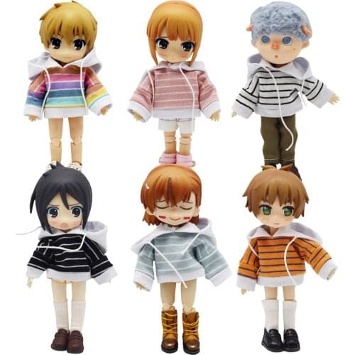 Ob11 hoodie Molly baby dress 1/12 BJD baby clothes YMYGSC plain body doll clothes coat Doll Accessories