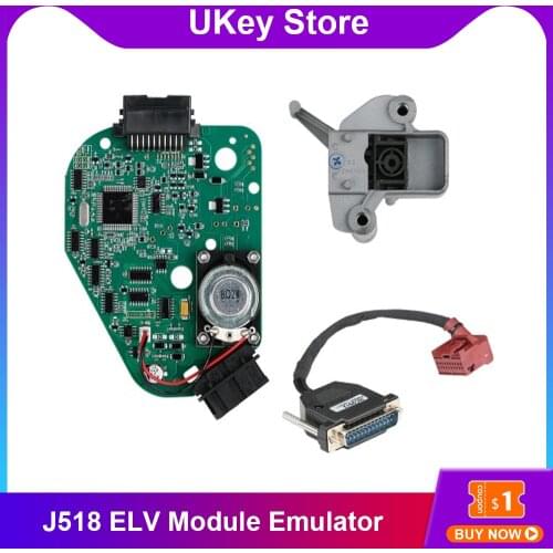 High Quality J518 ELV Module Emulator For AUDI C6 Q7 A6 Steer Column Module with VVDI Dedicated Programming Cable