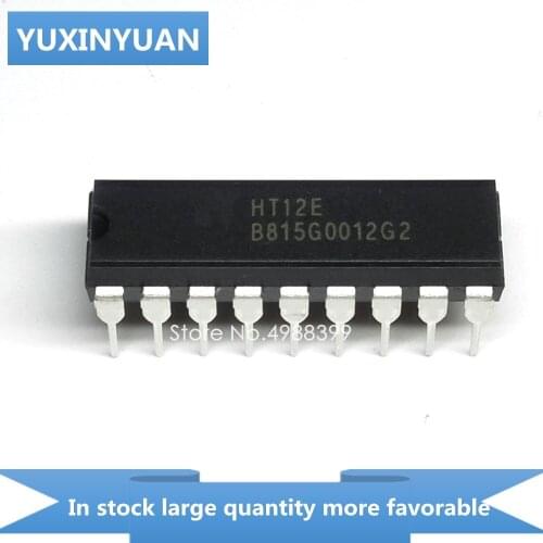 YUXINYUAN 10PCS/LOT HT12E HT12 HT 12E DIP18 in stock