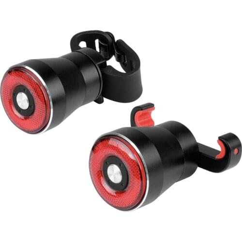 Smart Bike Tail Light Ultra Bright Light Rechargeable Auto On Off Waterproof LED Bicycle Lights Road Bikes Accessories