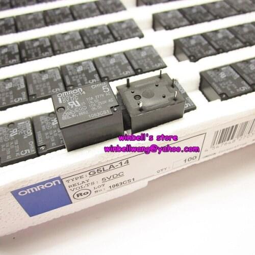 10pcs!!! New and original G5LA-14-5VDC G5LA-14 5V 5pins 10A SPDT relay