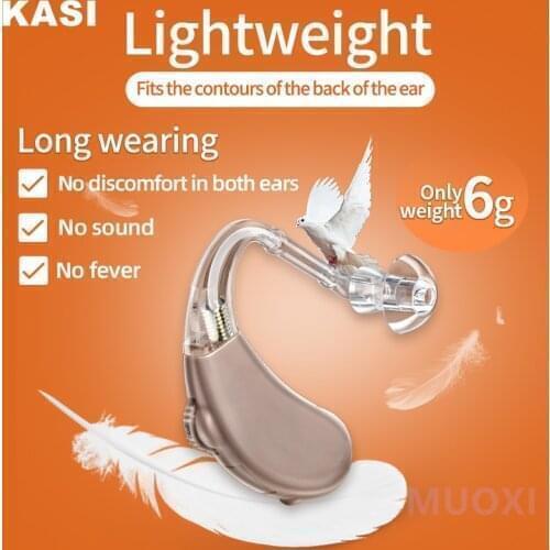 2021 Best Mini Hearing Aid Digital BTE Hearing Aids Adjustable Tone Sound Amplifier Portable Deaf Elderly digital Hearing Aid