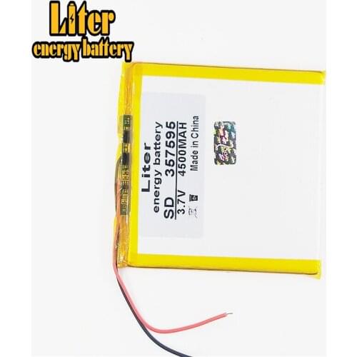 357595 3.7V 4500mah Lithium Tablet polymer battery with Protection Board For PDA Tablet PCs Digital Products Fr