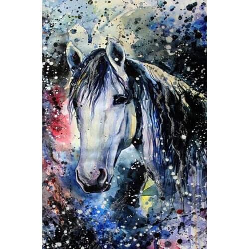 5D Diy Full Square Round Stone Diamond Painting Embroidery Daimond Mosaic Animal Horse Rhinestone Cross Stitch Gift
